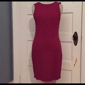 J. Crew Sleeveless Magenta Career Dress Size. S